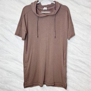 Cable & Gauge Hooded Dress Medium